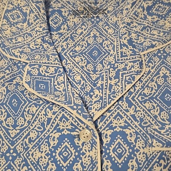 Sleep Sense two tops print white and blue - Picture 9 of 10